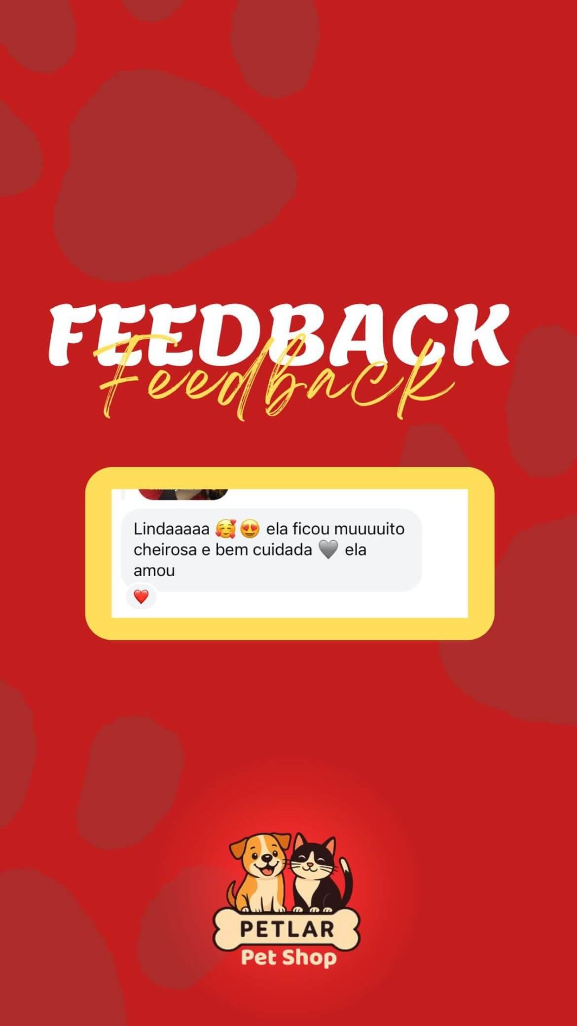 Depoimento 2 de cliente PetLar Araranguá